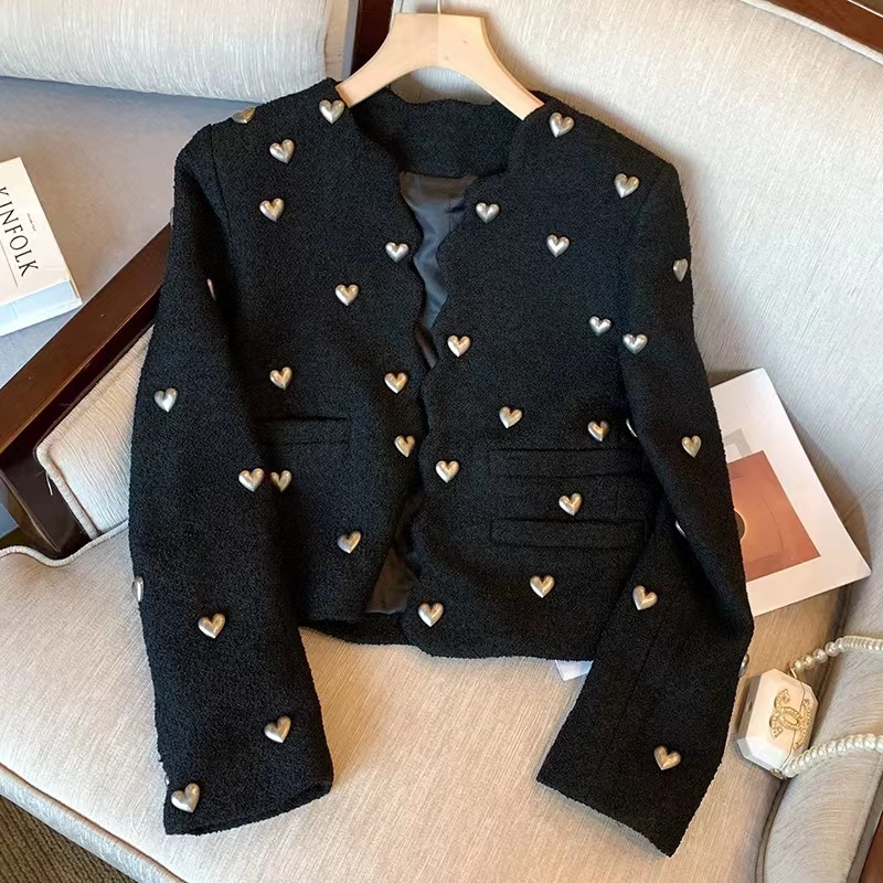 Casaco Corações Feminino Inverno
