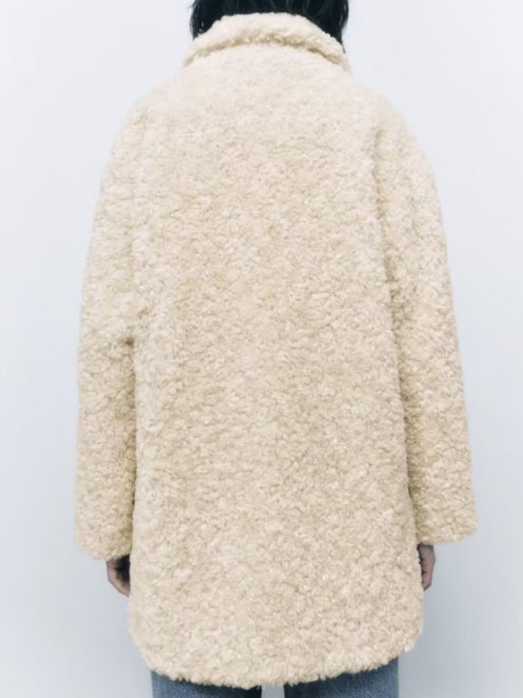 Casaco de Inverno Falsa Pele Chic