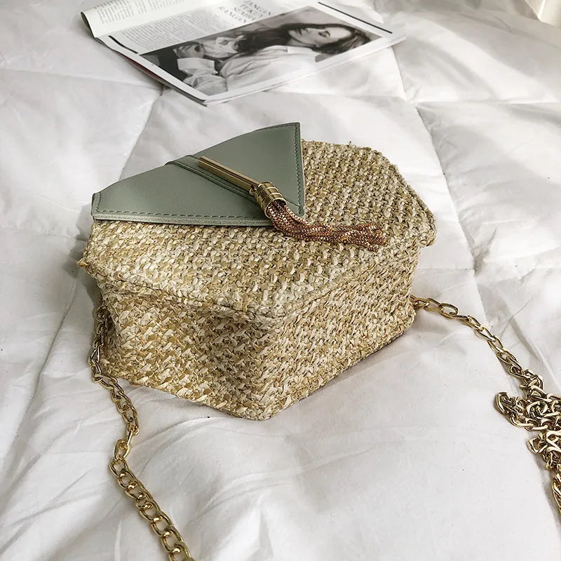 Bolsa de Ombro Rattan Mavide