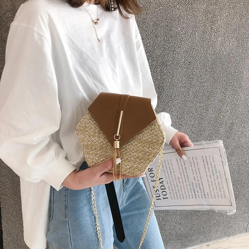Bolsa de Ombro Rattan Mavide