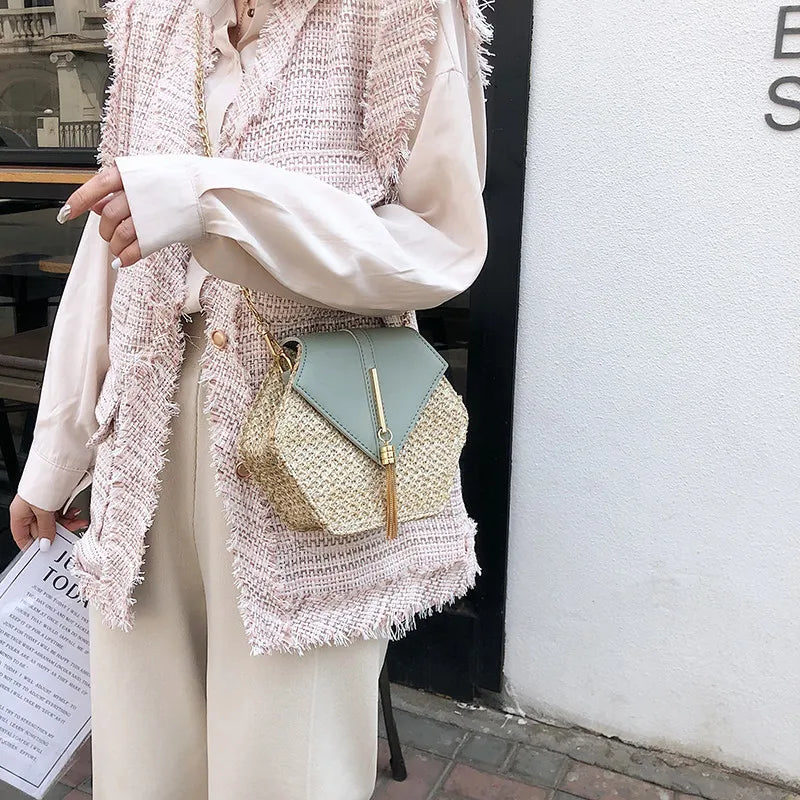 Bolsa de Ombro Rattan Mavide