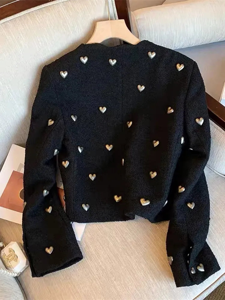 Casaco Corações Feminino Inverno