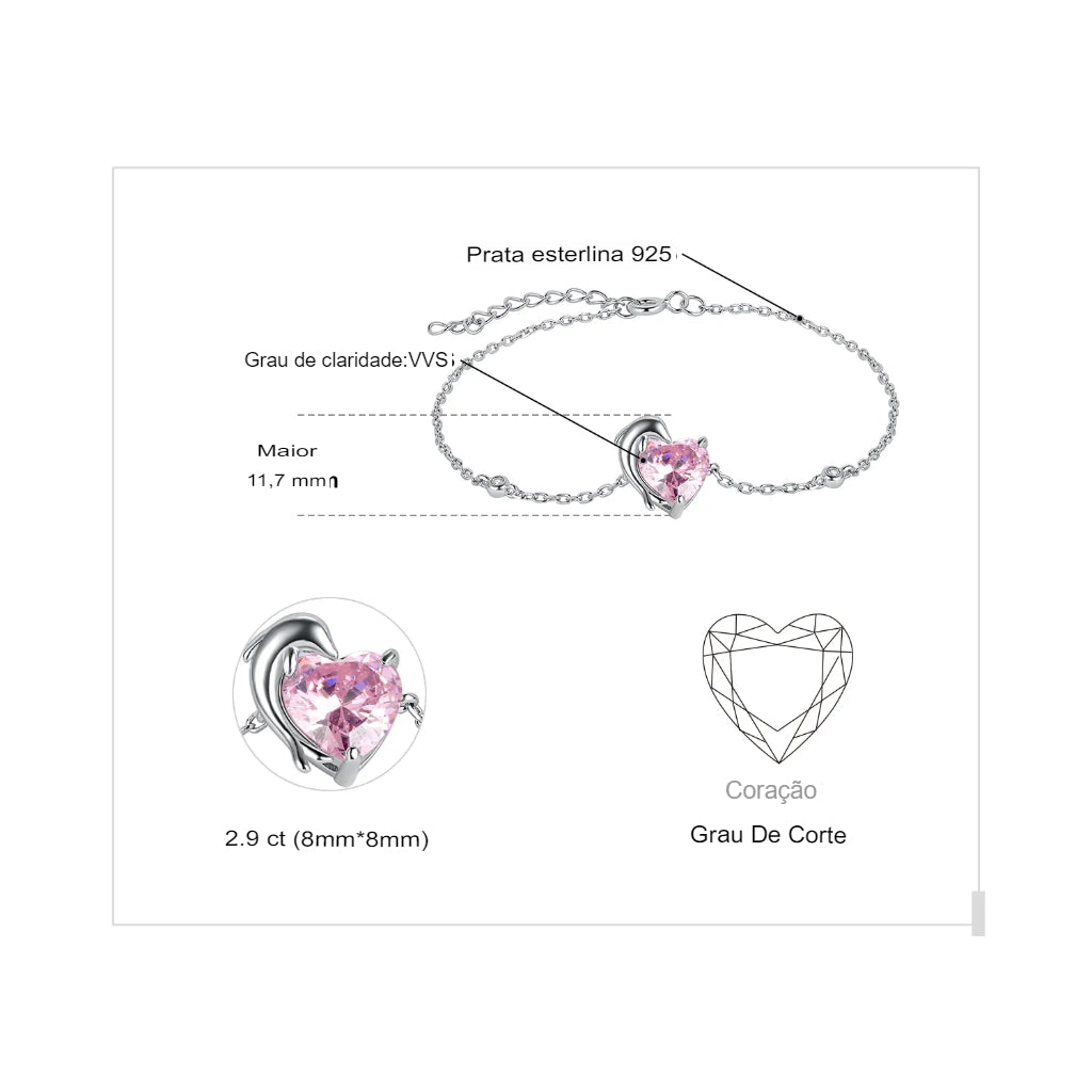 Pulseira Golfinhos Majestoso Oceano Mavide