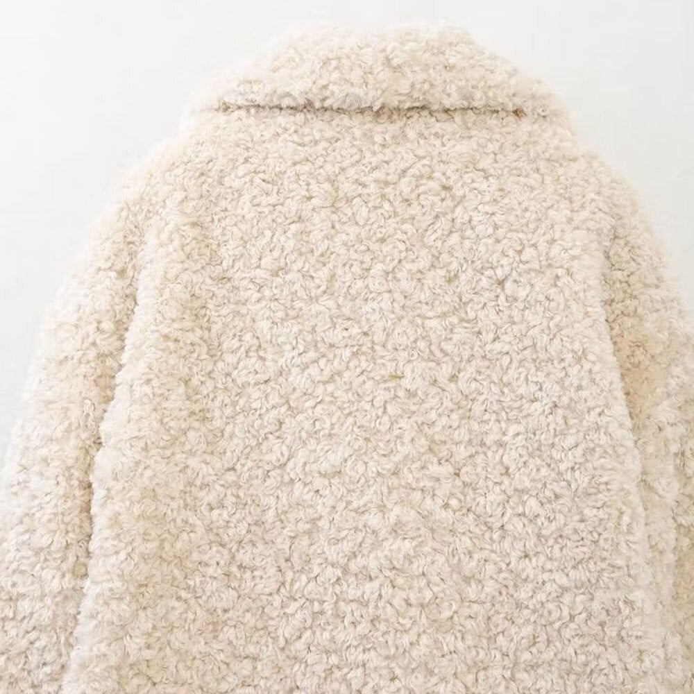 Casaco de Inverno Falsa Pele Chic