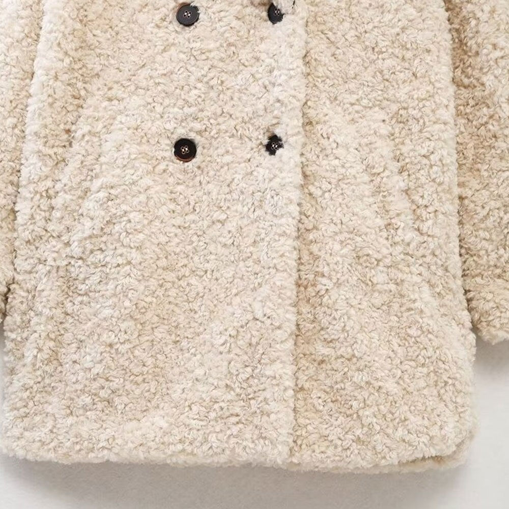 Casaco de Inverno Falsa Pele Chic