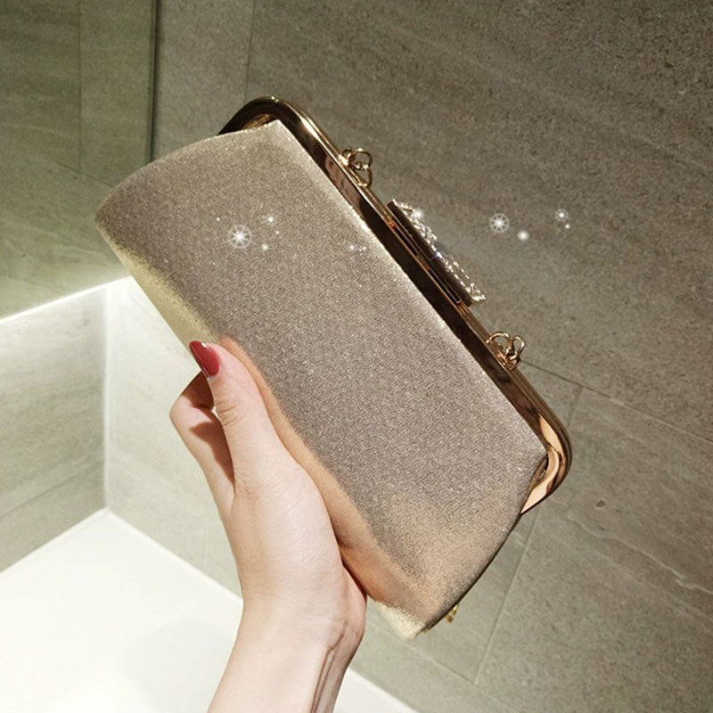 Bolsa Feminina Gold Wedding - Glamuor Diamantado