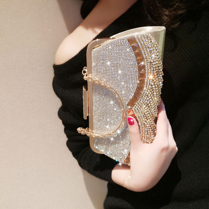 Bolsa Feminina Gold Wedding - Glamuor Diamantado