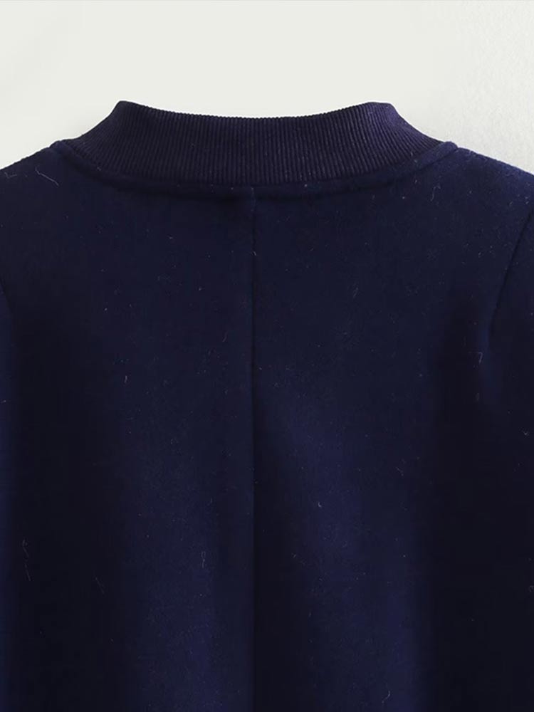 Casaco Feminino Elegante de Manga Longa Delicada
