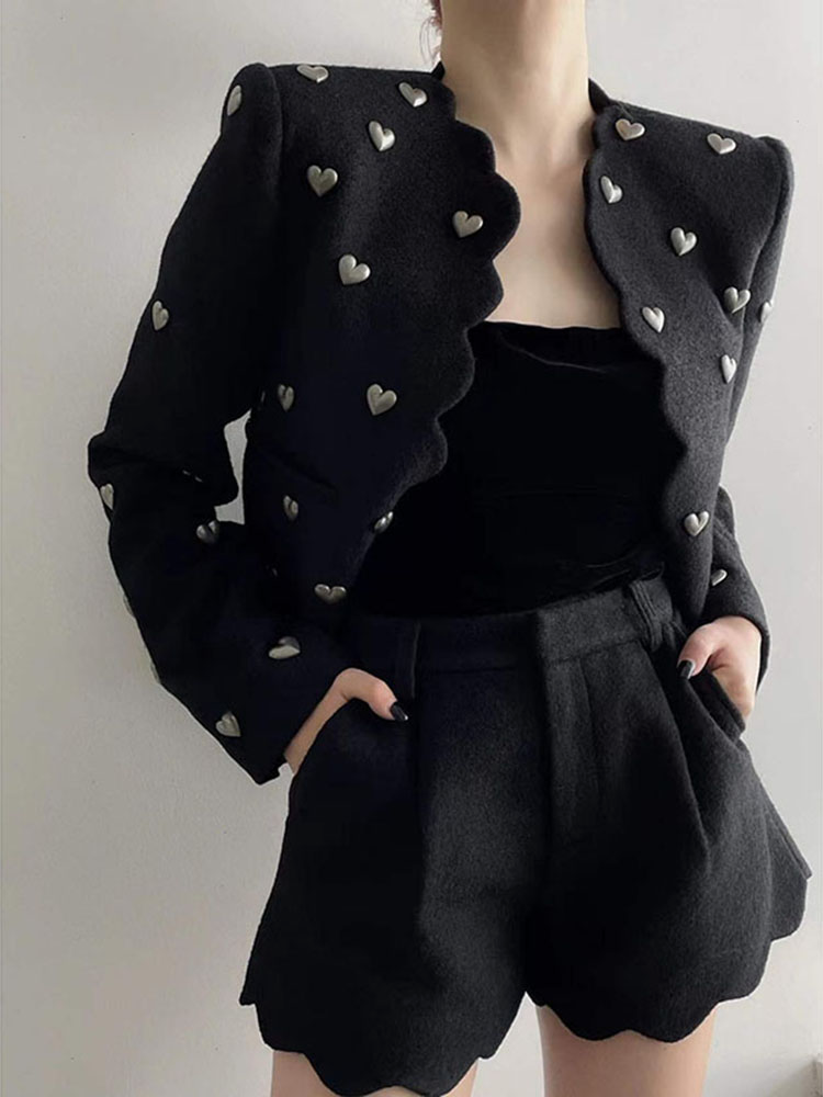 Casaco Corações Feminino Inverno