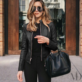 Jaqueta de Couro Anabella Feminina