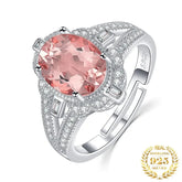 Anel Morganite Rosa Ternura Mavide