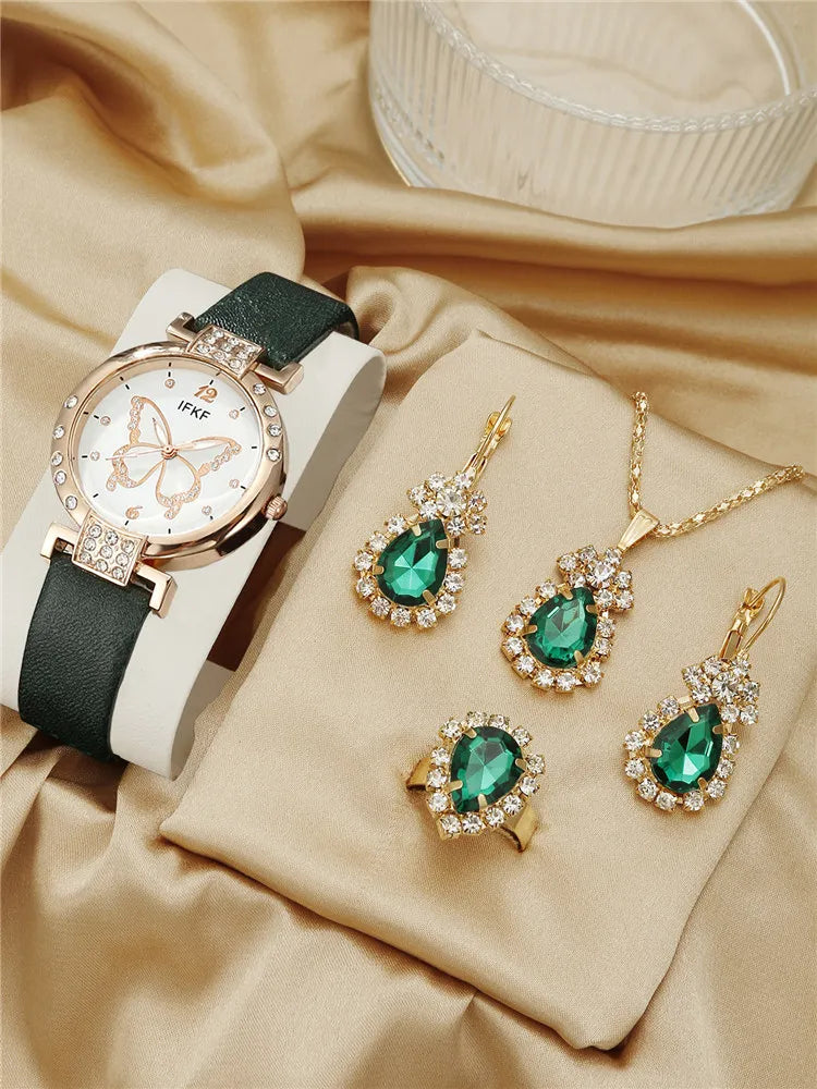 Relógio Feminino Conjunto Cintilação Celestial Mavide