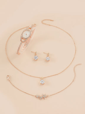 Relógio Feminino Conjunto Delicadeza do Marfim Mavide