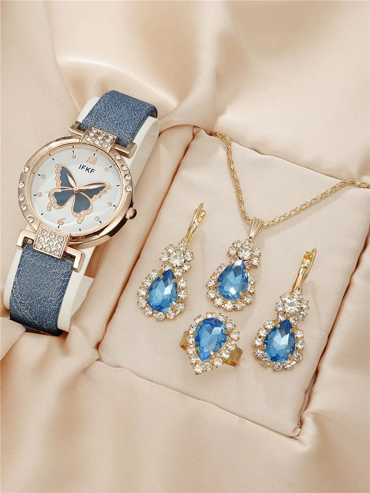 Relógio Feminino Conjunto Cintilação Celestial Mavide