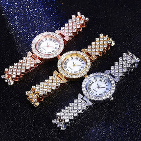 Relógio Feminino Conjunto Eterno Luxo Mavide