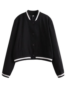Jaqueta Feminina Beisebol Vintage