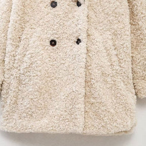Casaco de Inverno Falsa Pele Chic