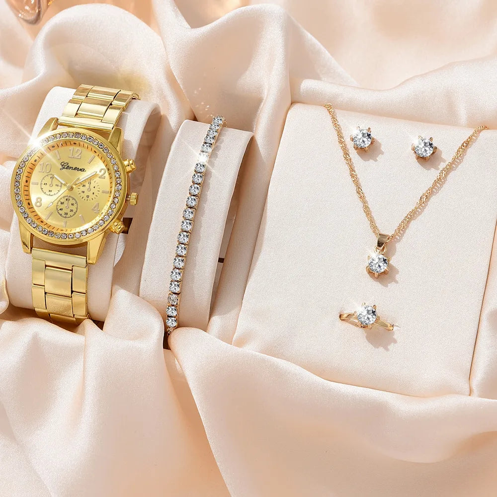 Relógio Feminino Conjunto Diamante Eterno Mavide
