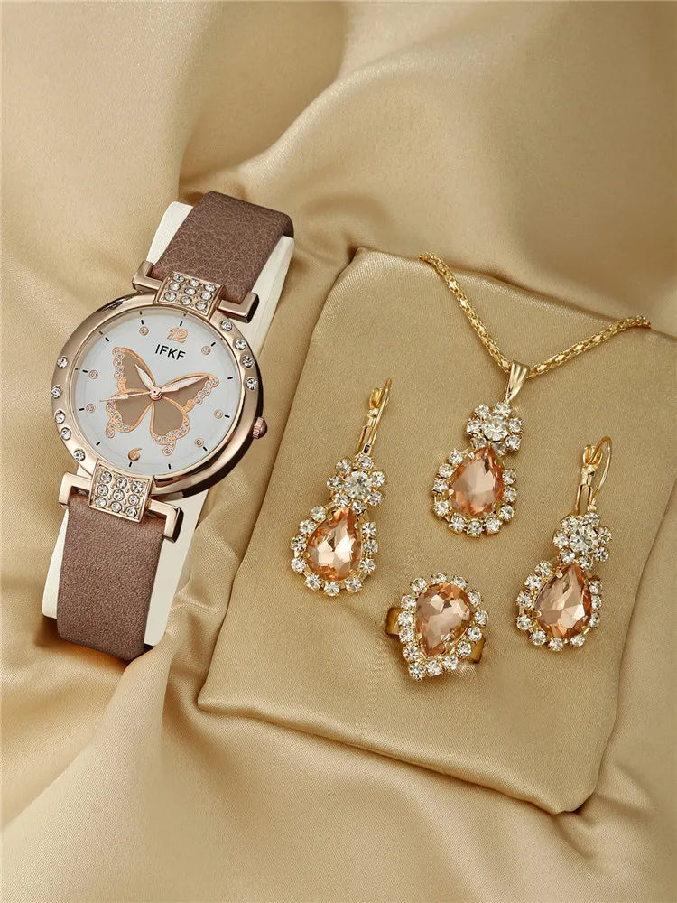 Relógio Feminino Conjunto Cintilação Celestial Mavide