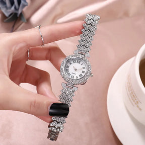 Relógio Feminino Conjunto Eterno Luxo Mavide