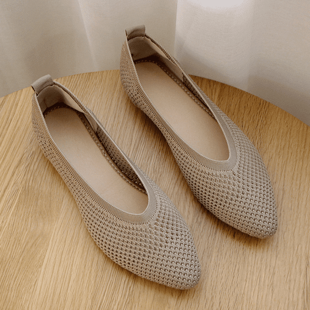 Sapatinhas Ballet Flats - Malha Respirável