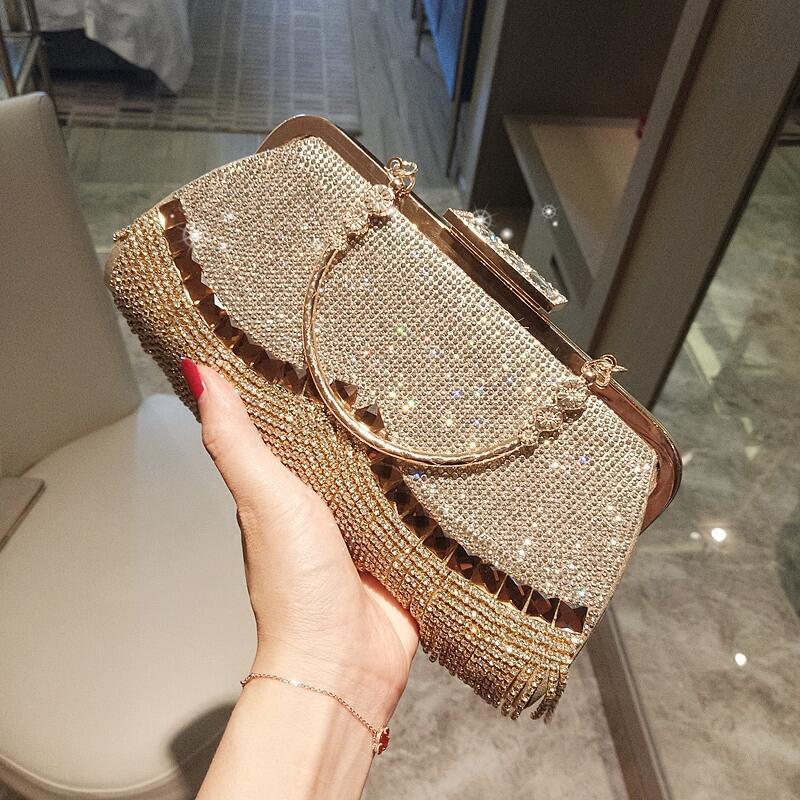 Bolsa Feminina Gold Wedding - Glamuor Diamantado