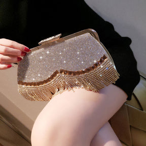 Bolsa Feminina Gold Wedding - Glamuor Diamantado
