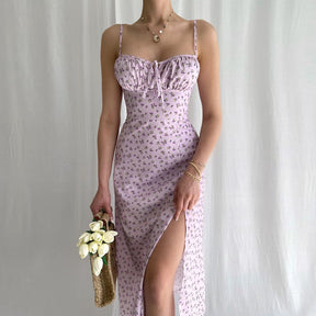 Vestido Floral Slit